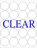 Crystal Clear Labels 2 Round 200 Labels
