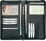 Produkt-Bild: Alassio Reiseorganizer aus Echt Leder/41000 22,5 x 13 x 3 cm schwarz