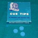 Billiard Pool Cue Tips - Blue Knight (13mm)
