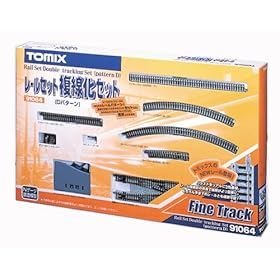 【クリックで詳細表示】Nゲージ関連用品 レールセット複線化セット (Dパターン) 91064
