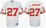 Reebok Kansas City Chiefs Larry Johnson Replica White Jersey