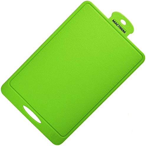 Portable &amp; Soft Heat Resistant Silicone Kitchen Cutting &amp; Chopping Board (Green Color)