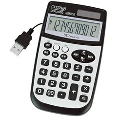 シチズン USB電卓(12桁表示) DU1262Q