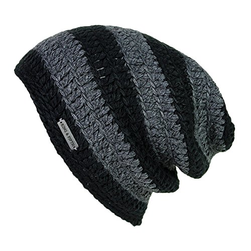 King & Fifth_Mens Slouchy Beanie_The Beeskie_Stripe