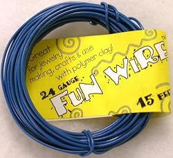 Fun Wire 24 Gauge Coil - Blueberry