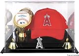 Los Angeles Angels of Anaheim Acrylic Cap and Baseball Logo Display Case
