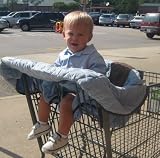 Nursery-To-Go Grocery Cart Cover in Baby Boy Blue