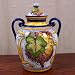 Handcrafted Grape Vine Adorned Amphora