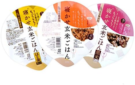 Tie off lay brown rice retort pack three eat than (red beans, rice, pearl barley blend each set of 4) aged brown rice