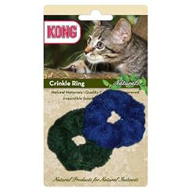 KONG Cat Naturals - Crinkle Ring (Colors Vary) by KONG Company