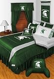 NCAA Michigan State Spartans- 4pc BEDDING SET - Twin/Single Size