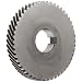 Boston Gear H2050R Plain Helical Gear, 45 Degree Helix, 14.5 Degree Pressure Angle, 0.750 Bore, 20 Pitch, 50 Teeth, Steel, RH