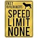 New  Fast Neapolitan Mastiffs - Speed Limit None  Parking Sign Dog