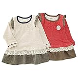 【アウトレット】 Biquette Club チュニック(80～130cm) キムラタンの子供服 ベージュ 90 ( 10307x10507-144 )