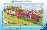 Mein Traktor, 15 Teile Rahmenpuzzle - 