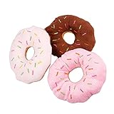 Hot Pet Toy Fashion Puppy Dog Cat Chew Throw Cotton Wool Donut Sound Squeaker