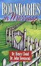 Boundaries in Marriage