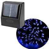 AGPtek® 55ft 100 LED Solar String Fairy Blue Lights Outdoor Garden Xmas