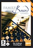 Family Board Games (PC-CD) Including Chess, Checkers, Backgammon, Quatro, Reversi & Enigma