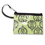 Trend Lab Vintage Print Zippered Pouch with Strap and Clasp