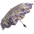 Galleria Van Gogh 'Irises' Auto Open/close Super-mini Umbrella