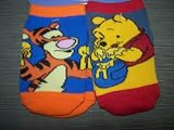 Disney Baby Sock Set ~ 2 Pair, 0-6 Months ~ Pooh & Tigger Enjoying Honey