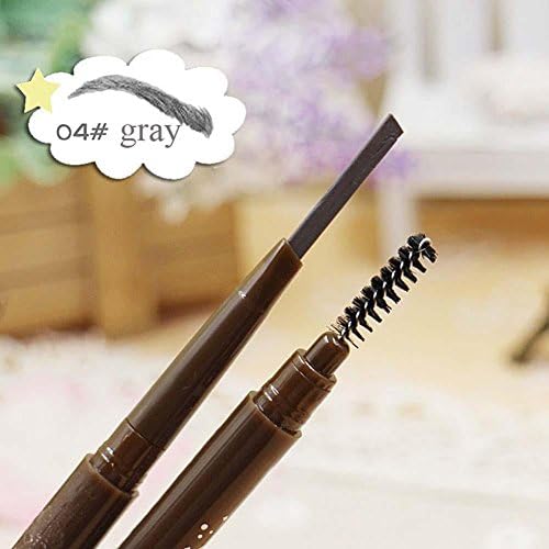 Girl Fashion Makeup Cosmetic Eyeliner Eyebrow Pen Brush Beauty Tools Gray