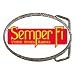 Belt Buckle of U.S. Navy Marine Corps Semper Fi Phrase (Always Faithful) (USMC)