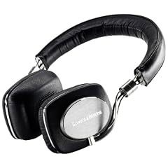 B&W P5 HiFi-Kopfh�rer (MFi-Anschlusskabel f�r iPod und iPhone) Metall/Echtleder schwarz