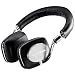 B&W P5 HiFi-Kopfh�rer (MFi-Anschlusskabel f�r iPod und iPhone) Metall/Echtleder schwarz