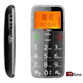 TTfone TT180 - Senior Mobile Phone - Big Button - Large Display - FM radio - QUAD BAND - Torch function - SOS button - New Design