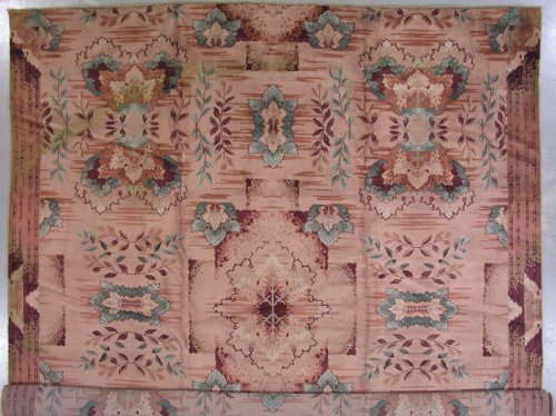 12x13 ANTIQUE MODERNISTIC EUROPEAN WOOL AREA 