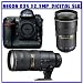 Nikon D3S 12.1 MP CMOS Digital SLR Camera + Nikon 24-70mm f/2.8G ED AF-S Nikkor Wide Angle Zoom Lens + Nikon 70-200mm f/2.8G ED VR II AF-S NIKKOR Lens For Nikon Digital SLR Cameras