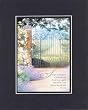 If I go and prepare a place for you . . . 8 x 10 Inches Biblical/Religious Verses set in Double Beveled Matting - A Timeless and Priceless Poetry Keepsake Collection