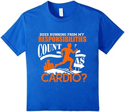 Kids NMD Tsali Trail Runner Gritty Runner Funny Running T Shirt 10 Royal Blue