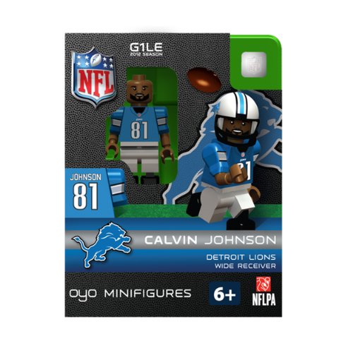 NFL Detroit Lions Calvin Johnson Figurine