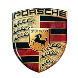 Porsche Crest 3D Logo Sticker