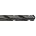 Cleveland 2410 High Speed Steel Taper Shank Drill Bit, Black Oxide, Morse Taper Shank, 135 Degree Split Point