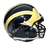 Charles Woodson Michigan Wolverines Autographed Mini Helmet with ''Heisman 97'' Inscription