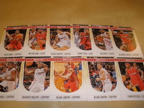 2011-12 Panini NBA Hoops Los Angeles Clippers Team Set (11 Cards ) 3 Blake Griffin, Chris Paul, Chauncy Billups, DeAndre Jordan & more