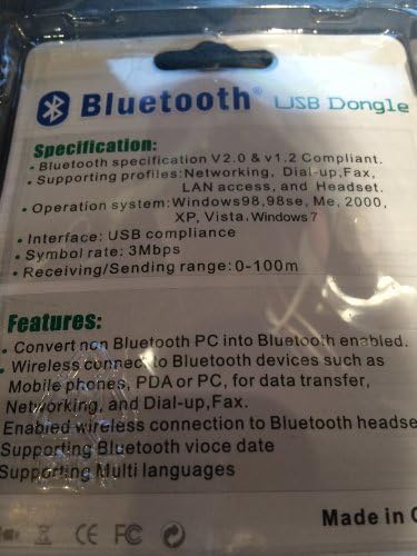 Acedepot Brand Bluetooth USB 2.0 Micro Adapter Dongle