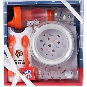 Cincinnati Bengals NFL Football Newborn Baby Necessities Gift Set