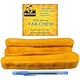 Himalayan Yak Dog Chew, 100% Natural Dog Chews, Value Pack (~ 1 lb, Multiple Chews), by Downtown Pet Supply