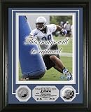 Highland Mint NFL Detroit Lions Ndamukong Suh Silver Coin Photomint