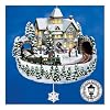 Thomas Kinkade Victorian Christmas Crossing Animated Christmas Tree Ornament by The Bradford Editions