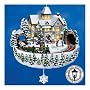 Thomas Kinkade Victorian Christmas Crossing Animated Christmas Tree Ornament by The Bradford Editions