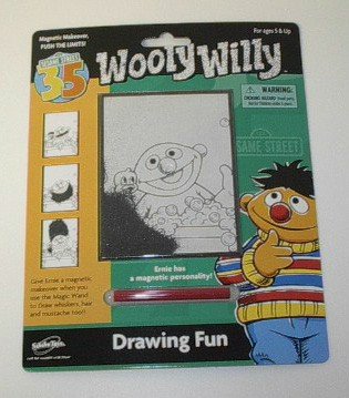 Childrens Toyshop  Toys : Sesame Street Wooly Willy - Ernie Drawing Fun