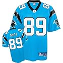 Steve Smith Jersey: Reebok Blue Replica #89 Carolina Panthers Jersey