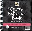 QUOTE REFERENCE BOOK WITH CD ROM-FAMILY/HOME-HERITAGE/LOVE-ROMANCE