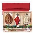 Western Hats In A Row Christmas Cards -